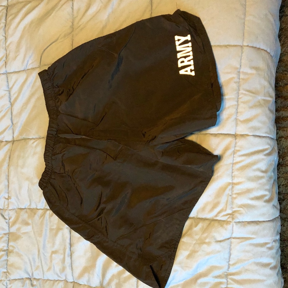 Army PT shorts